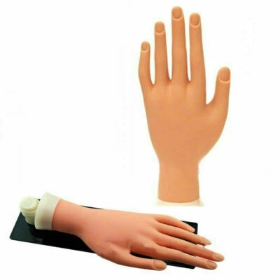 MANO FINTA PER PRATICA RICOSTRUZIONE UNGHIE NAIL ART E GEL ESTETICA ESTETISTA SC - Immagine 1 di 2