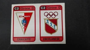FIGURINA CALCIATORI PANINI 83/84 SCUDETTO CANICATTI'/ERCOLANESE N.579 NUOVA - Imagen 1 de 1
