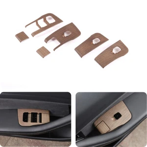 Interruptor de elevación de vidrio marco decorativo ABS 6 PIEZAS para Tesla Modelo 3 2017-2021 - Imagen 1 de 12