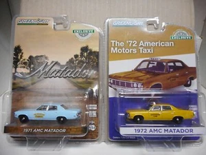AMC MATADOR 1971/72 TAXI CAB ESCOGER/CHOOSE/CHOISIR 1:64 GREENLIGHT - Imagen 1 de 5