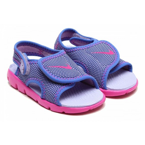 SANDALI BAMBINO NIKE SUNRAY ADJUST VIOLA ROSA 386521 504