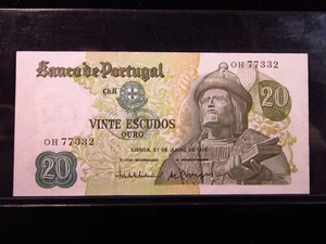 Portugal 20 Escudos 1971 unc Garcia de Orta Weltbanknoten Geld h7332 - Bild 1 von 2