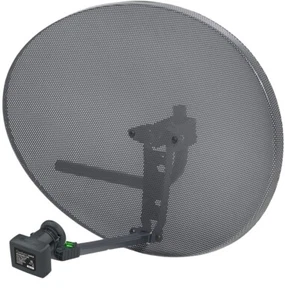 Zone 2 / 60 x 80cm Satellite Dish & Compatible SKY Q WIDEBAND LNB - Picture 1 of 12