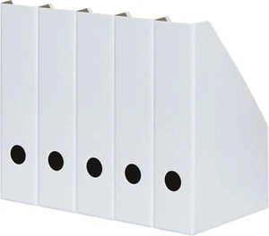 Stehsammler A4, aus stabilem Karton, 7cm breit, weiss, 5 Stück - Bild 1 von 7