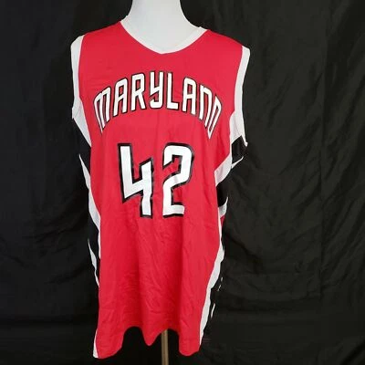 Camiseta deportiva de baloncesto Wilson Maryland para mujer # 42 talla grande Foto 1 de 4