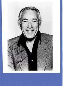 ANTHONY QUINN AUTOGRAPHED Publicity Black & White Photo 8 x 10 - Picture 1 of 9