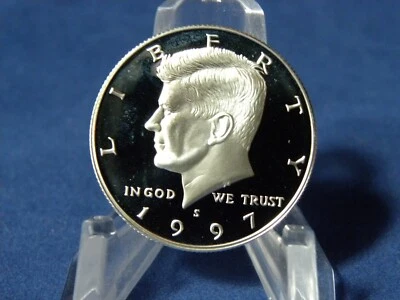 1997 SILVER Kennedy Half Dollar from US Mint SILVER Proof Set  - Image 1 of 2