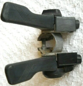 **SHIMANO SIS COMPOSITE/STEEL 22.2mm HEADSTEM MOUNT 10 spd INDEXED GEAR LEVERS** - Picture 1 of 4