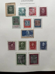 Bund Sammlung 1949-1972 komplett gestempelt im Falzlosalbum - Bild 1 von 13