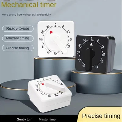 Large Kitchen Timer Mechanical 60 minute Count-Down Cooking Baking Loud Alarm - Image 1 of 4