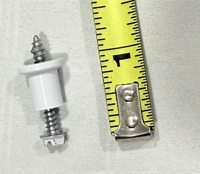 Pin/guía de soporte de estante de refrigerador OEM GE (eléctrico general) P/N WR02X12187 Foto 1 de 3