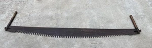 Vintage E.C. Atkins Two Man Crosscut Saw 72” inches 10” Inches Handles - Picture 1 of 11