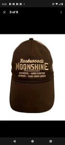 Backwoods Moonshine Pure Corn Liquor Adjustable Mesh Back Howler Hat Cap - Picture 1 of 7