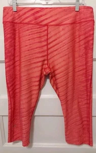 Under Armour Ladies Size XL Red Compression Heatgear Leggings Pants - Picture 1 of 6