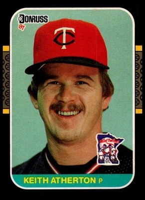 1987 Keith Atherton Donruss Baseball #272 Minnesota Twins - Image 1 of 2