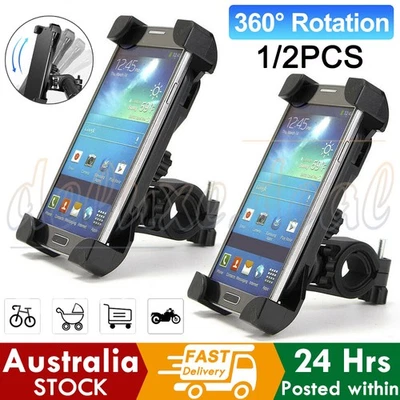 360° Rotation Bike Phone Holder Handlebar Mount for Motorcycle Bicycle MTB AU - image 1 of 4