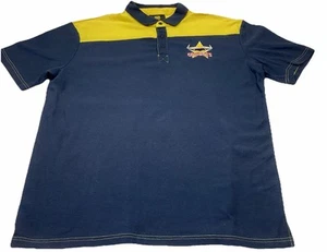 Polo de fútbol americano NRL Supporter Cowboys XXL 2XL amarillo marino equipo norte QLD - Imagen 1 de 15