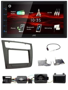 JVC USB Bluetooth Lenkrad DAB 2DIN Autoradio für BMW 1er PDC aut. Klima E87/E88/ - Bild 1 von 11