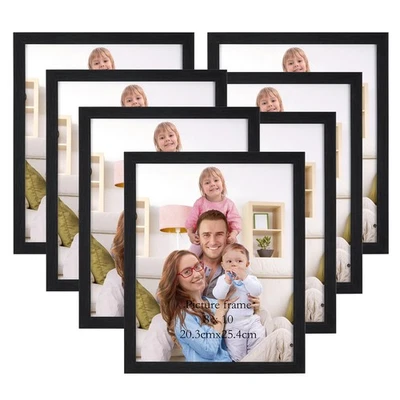 8x10 Picture Frame Multi Photo Frames Set for Wall Decor or Tabletop Display,... - Image 1 of 4