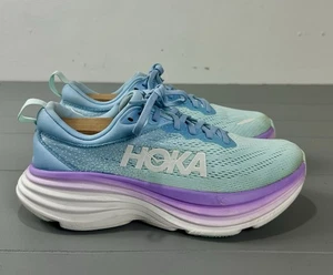 Tenis para correr Hoka One One W Bondi 8 para mujer talla 7,5 B azul aireado océano - Imagen 1 de 14
