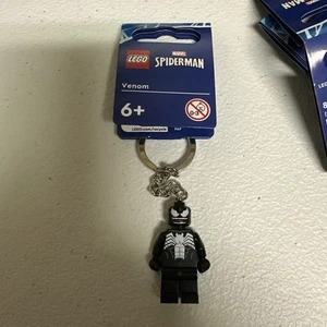 Lego Marvel Venom Minifigure Key Chain Ring 854006 NEW Keychain Black - Picture 1 of 3