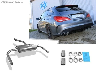 Inox le Sport Échappement Duplex Mercedes Cla C117/X117 Avec AMG Arrière - Photo 1/4