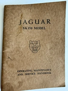 Jaguar XK150 Owner’s Handbook Inc Maintenance Chart, C1957 - Picture 1 of 13
