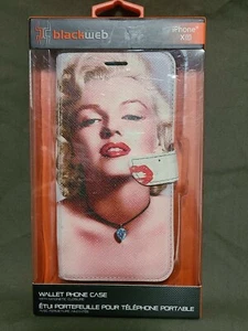 Blackweb Marilyn Monroe Wallet Phone Case iPhone X New Open Box - Photo 1 sur 5