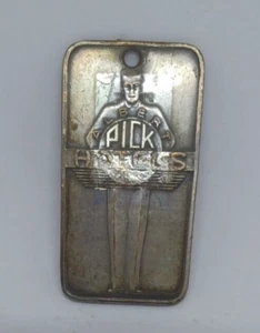 Rare 1930 Albert Pick Ohio Hotel Brass Room 1006 Key Fob Youngstown Ohio - Picture 1 of 2