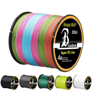 547 Yards Braided Fishing Line 12-100lb Superline Abrasion Resistant 4/8 Strands - Picture 1 of 28
