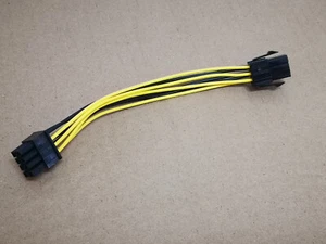 1x 6-pin to 8-pin PCI Express Power Converter Cable for GPU Video Card PCIE - Picture 1 of 6