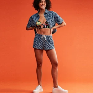 Roxy New Impossible Printed Denim-Short - Mood Indigo Sol Power - Bild 1 von 21