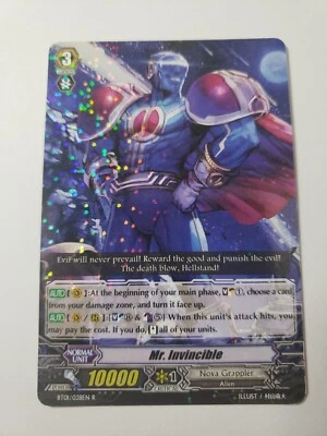 Mr. Invincible BT01/028EN R Cardfight!! Vanguard NM Rare CFV - Image 1 of 4
