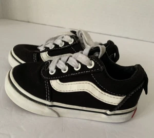 Vans Kinder schwarz/weiß Skater Stil Old School Schuhe Größe 6,0 - Bild 1 von 6