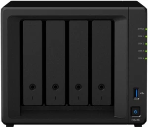 Synology DiskStation DS418 / 4-Bay NAS f. 2.5 und 3.5 SATA HDD/SSD / 2x GLAN - Bild 1 von 6