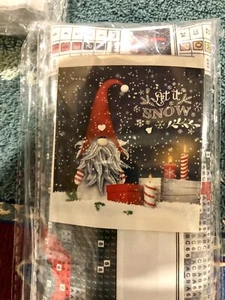 2- Pack Christmas Gnome Diamond Painting Kits 12"x12" Diamond Art. New In Pkg. - Picture 1 of 2