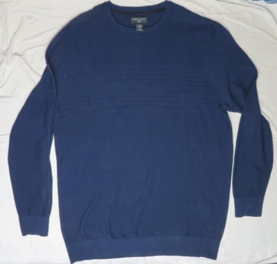 SHAQUILLE O'NEAL SUÉTER PARA HOMBRE AZUL MARINO 3XLT 3XL ALTO CUELLO REDONDO MEZCLA DE ALGODÓN B&T Foto 1 de 4