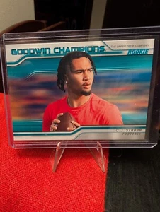 🔥 CJ Stroud 2023 Upper Deck Goodwin Champions RC Horizontal #83 *Ohio State QB - Picture 1 of 2