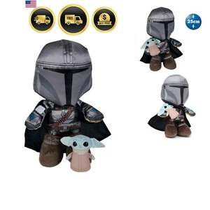 Mandalorianer Plüschtier mit Baby Yoda süßes Sammlerstück Stofftier - Bild 1 von 4