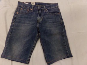 Mens Size 29 Levi Strauss 511 Blue Jean Slim Fit Denim Shorts ~ NEW - Picture 1 of 2
