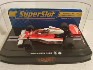 H 2927 SUPERSLOT MC LAREN M23 1976 #12 J. MASS Scalextric UK - Imagen 1 de 4