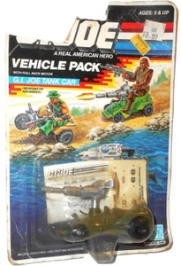 GI JOE vintage 1988 G.I. Joe TANK CAR vehículo mini pack completo gi moc - Imagen 1 de 7