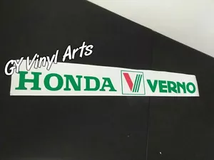 Calcomanías para parabrisas pancartas para autos JDM Verno para/ajuste Honda Civic Accord - Imagen 1 de 2
