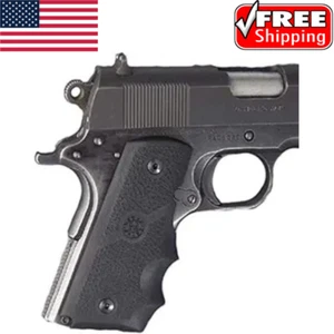 Hogue Rubber Grip Finger Grooves Rock Island Colt Defender Perfect Fit Durable. - Picture 1 of 2
