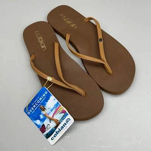 COBIAN Nia's Bounce 2 Synthetic Leather Sandals Women's Sz 10, EU 41 Tan NIA25-2 - Picture 1 of 12