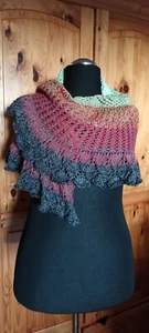 Handgestricktes Unikat, Tuch , weich und hautfreundlich, Baumwoll-Mix - Bild 1 von 3
