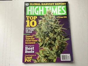 HIGH TIMES MAGAZINE FRONT COVER Top 10 Strains Of The Year December 2014 - Picture 1 of 5