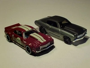 LOT 2x 3 INCH 1970 Chevrolet Chevelle SS Hot Wheels 1/64 Diecast Mint Loose - Picture 1 of 9