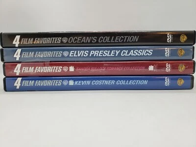 4 Films Favorites DVD Lot: 16 Great Films Together! Very Good Condition! - Image 1 of 3