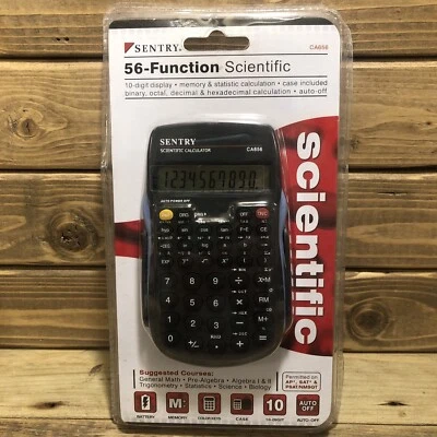 Sentry CA656 Scientific Calculator 56 Functions New - Image 1 of 4